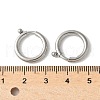 316 Surgical Stainless Steel Spring Gate Rings STAS-H234-06P-02-3