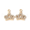 Alloy Crystal Rhinestone Pendants PALLOY-E775-12G-1
