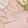 CHGCRAFT 6Pcs 304 Stainless Steel Pendant Necklace NJEW-CA0001-20G-6
