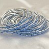 Brass Rhinestone Tennis Bracelets WG6EB7A-12-1