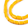 Opaque Solid Color Glass Beads Strands GLAA-N052-03-A04-3