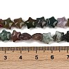 Natural Indian Agate Beads Strands G-Z080-A17-8mm-5