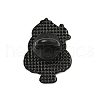 Christmas Theme Zinc Alloy Enamel Pin Brooch for Backpack Clothes JEWE-R003-01EB-10-2
