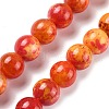 Natural Multi-Color Agate Beads Strands G-A261-B03-14mm-2