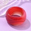 Natural Agate Rings G-N0326-035-3