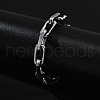 304 Stainless Steel Cable Chains Bracelets for Men BJEW-U017-01P-3
