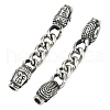 304 Stainless Steel Ends with Chain FIND-CJC0012-141D-3