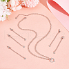 Unicraftale 20Pcs 304 Stainless Steel Chain Extender STAS-UN0060-87P-2
