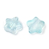 Transparent Spray Painted Glass Beads X1-GLAA-NH0003-01G-2