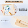 DIY Children Wood Decoration Clay Picture Frame WOOD-WH20008-07F-5