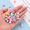 Opaque Acrylic Beads X-MACR-S373-28A-5