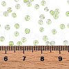Glow in the Dark Luminous Transparent Glass Seed Beads SEED-YWC0001-01I-4