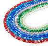  8 Strands 8 Colors Transparent Electroplate Glass Beads Strands EGLA-TA0001-27B-3