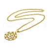 304 Stainless Steel Necklaces NJEW-Q338-11G-2