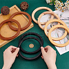   8Pcs 4 Style Wooden Purse Handles DIY-PH0013-67-3