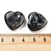 Mother's Day Gifts Heart Natural Larvikite Palm Stones G-C134-06A-25-3