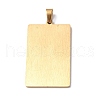 201 Stainless Steel Pendant STAS-B033-01G-19-2