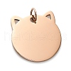 201 Stainless Steel Stamping Blank Tag Pendants STAS-H438-03RG-1-1