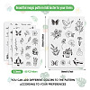 60 Patterns Non-woven Fabrics Water-soluble Embroidery Aid Drawing Sketch DIY-TAC0100-008-11