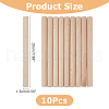 Wood Craft Sticks WOOD-WH0125-11K-2