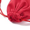 Velvet Jewelry Drawstring Storage Pouches ABAG-P013-02C-03-3