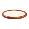 Oval Wood Pesentation Jewelry Display Tray ODIS-P008-21B-2