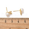 925 Sterling Silver Micro Pave Clear Cubic Zirconia Stud Earrings for Women EJEW-K303-02B-G-5
