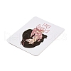 Rectangle Paper Hair Clip Display Cards CDIS-C004-03K-3
