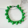 Resin Teardrop Beaded Necklaces for Women FS-WG19753-05-1