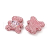 Handmade Polymer Clay Rhinestone Beads CLAY-NH0001-12B-2