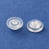 Long-Lasting Plated Brass Silicone Ear Nuts KK-K381-04S-2