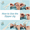 AHADERMAKER 2Pcs 2 Styles Stainless Steel Replacement Blades FIND-GA0004-36-3