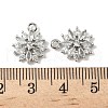Brass Micro Pave Cubic Zirconia Pendants KK-D373-05P-3