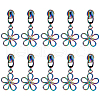 Gorgecraft 14Pcs Flower #5 Zinc Alloy Replacement Zipper Sliders FIND-GF0005-70C-1