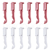 DICOSMETIC 12Pcs 2 Colors Plastic Hand Knitting Machine Accessories FIND-DC0005-22-1
