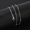 Brass Satellite Chains Necklaces for Women NJEW-D302-33P-1