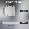 Car Door Handle Bling Plastic Protective Sticker AJEW-WH0518-77-2