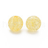 Transparent Crackle Acrylic Beads MACR-S373-66B-N14-7