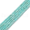 Natural Amazonite Beads Strands G-F461-12-4mm-01-1