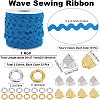 Gorgecraft 1 Strand Wave Bending Fringe Trim FIND-GF0006-65A-2
