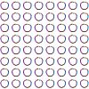 Unicraftale 100Pcs Ion Plating(IP) Rainbow Color 304 Stainless Steel Open Jump Rings STAS-UN0039-09-1