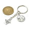 Tibetan Style Alloy Keychains KEYC-JKC01079-3