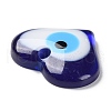 Blue Evil Eye Resin Pendants CRES-D012-01B-3