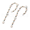 Natural Sea Shell Beads Hanging Ornaments HJEW-JM02985-2