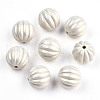 Spray Painted Acrylic Beads X-MACR-T037-04-2