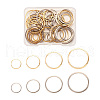 Craftdady 64Pcs 8 Styles 304 Stainless Steel Linking Ring STAS-CD0001-19-1