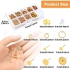 DIY Iron Stud Earring & Ear Nuts & Jump Rings Jewelry Making Findings Kits DIY-YW0010-57-3