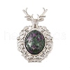 Natural Ruby in Zoisite Pendants G-A226-02P-09-1