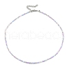 Bling Glass Beaded Necklace for Women NJEW-PH01492-04-1