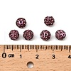 Polymer Clay Rhinestone Beads RB-A053-6mm-10-3
